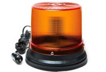 Маяк светодиодный импульсный магнитный автожелтый 30LED, 1224В (МИМ 04-02)