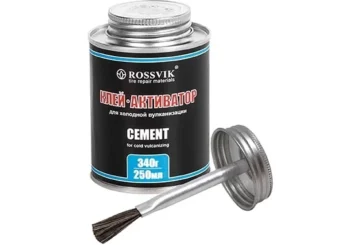 Клей-активатор 250мл340гр. ROSSVIK (банка с кистью)