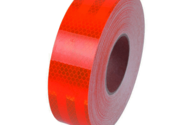 Лента светоотражающая красная