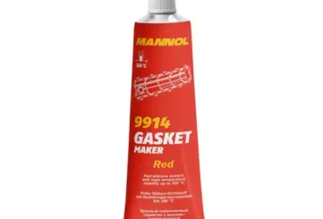 Силиконовый герметик красный 180 градусов 9914 Mannol Silikone-Casket Maker Red 85г.