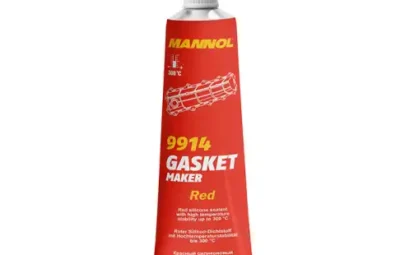 Силиконовый герметик красный 180 градусов 9914 Mannol Silikone-Casket Maker Red 85г.